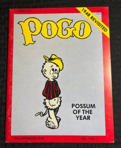 1977 Walt Kelly POGO POSSUM OF THE YEAR Okefenokee Star #1 VG+ 4.5