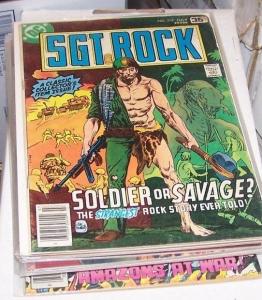 Sgt. Rock comic  # 318 (Jul 1978, DC) joe kubert + rare mark jewelers variant + 