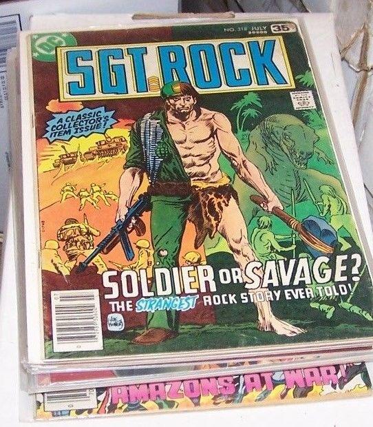 Sgt. Rock comic  # 318 (Jul 1978, DC) joe kubert + rare mark jewelers variant + 