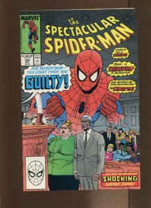 Spectacular Spiderman #150- Sal Buscema Cover Art. (9.2) 1989