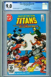 Tales Of The Teen Titans #48 CGC 9.0 1984-George Perez-comic book 3698093025