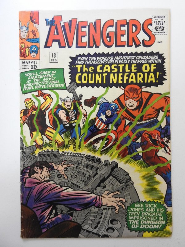 The Avengers #13  (1965) VG+ Condition!