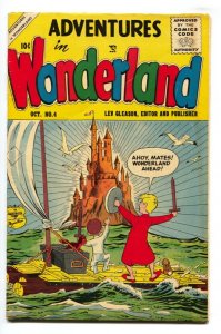 Adventures in Wonderland #4 - 1955 - Lev Gleason - VG - comic book