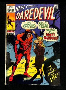 Daredevil #57 Secret Identity to Karen Page!