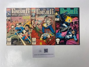 3 Punisher War Journal MARVEL comic books #22 24 29 42 KM15