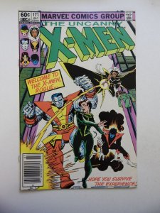 The Uncanny X-Men #171 (1983) VG+ Condition moisture stain fc