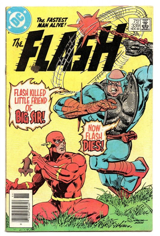 Flash #339 VINTAGE 1984 DC Comics w/ DC Super Powers Ad