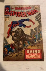 The Amazing Spider-Man #43 (1966)Rhino on the rampage. Some Browning.
