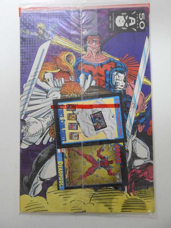 X-Force #1  (1991) W/ Deadpool Card! Sealed in Polybag!