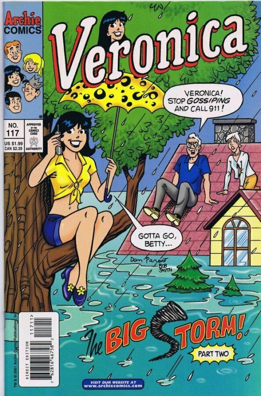 Veronica #117 ORIGINAL Vintage 2001 Archie Comics GGA Good Girl Art