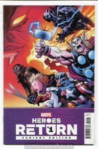 HEROES RETURN (2021 MARVEL) #1 VARIANT 1:25 MCGUINNESS NM G31609
