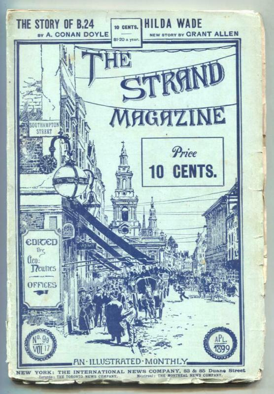 Strand Magazine Pulp April 1899- Arthur Conan Doyle VG