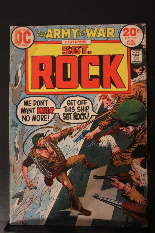 Our Army at War #259 (1973) Mid-Grade FN Sgt. Rock and Easy Co. Kubert Art Wow!