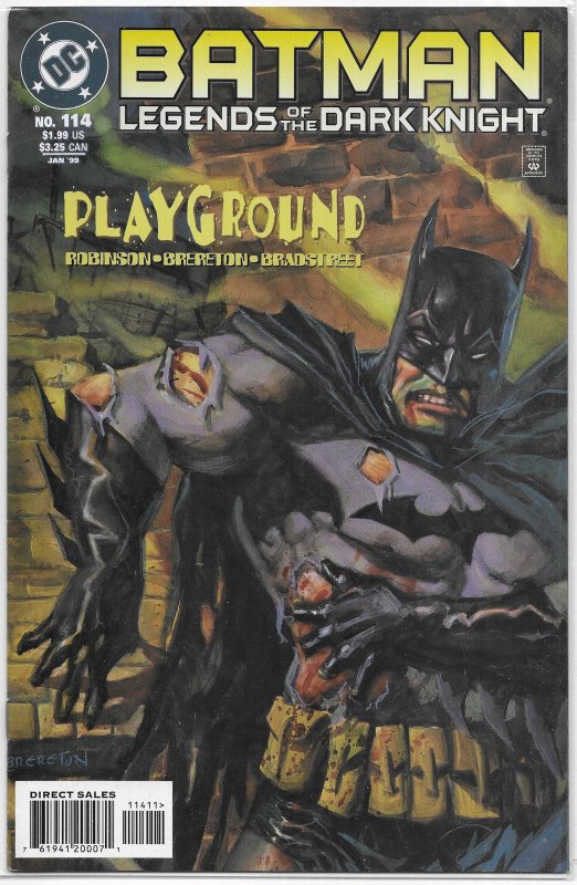 Batman: Legends of the Dark Knight   #114 VG/FN (Playground) Robinson/Brereton