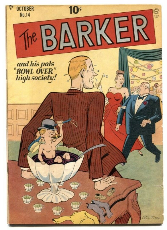 The Barker #14 1949-Gil Fox cover- Golden Age G/VG