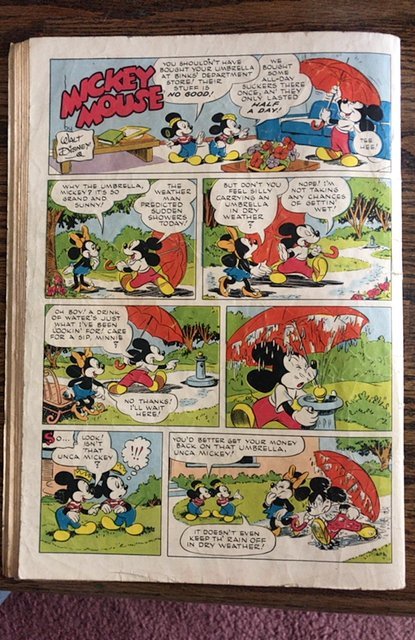 Mickey Mouse on spook’s Island,four Color #170 (1947)