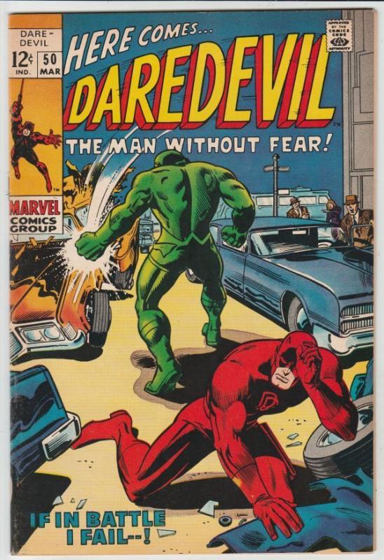 Daredevil #50 strict VF/NM 9.0  High-Grade  Appearance -  Foggy Nelson  Richmond