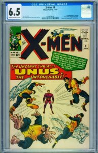 X-men #8 CGC 6.5 // 1965 Marvel // 1st appearance Unus // 3734858008