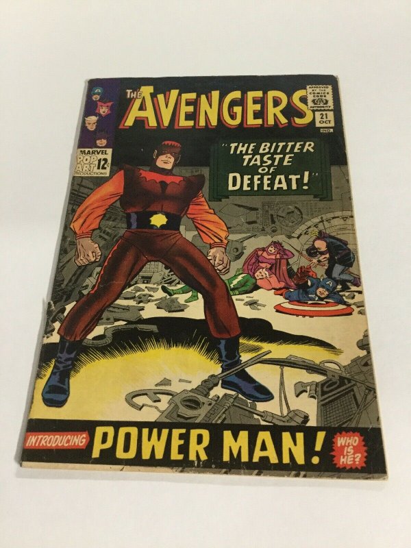 Avengers 21 Vg/Fn Very Good/Fine 5.0 Marvel Silver Age