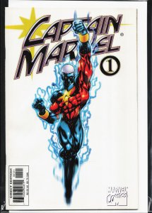 Captain Marvel #1 White Cover (2000) Captain Marvel