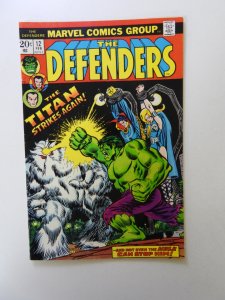 The Defenders #12 (1974) FN/VF condition