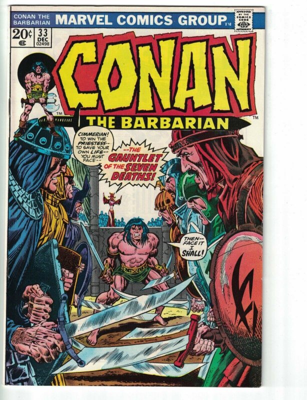 Conan the Barbarian #33 VF/NM; Marvel | save on shipping - details inside