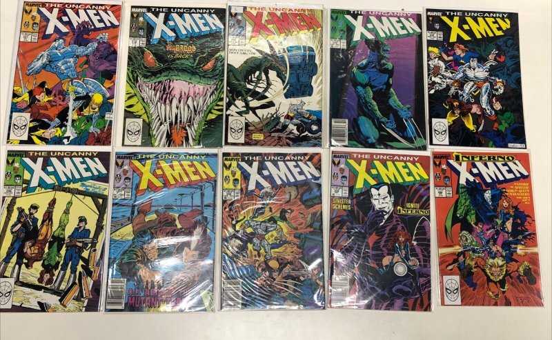 Uncanny X-Men (1986) Set Issue # 201-250 (VF/NM) • Marvel Comics • Claremont •