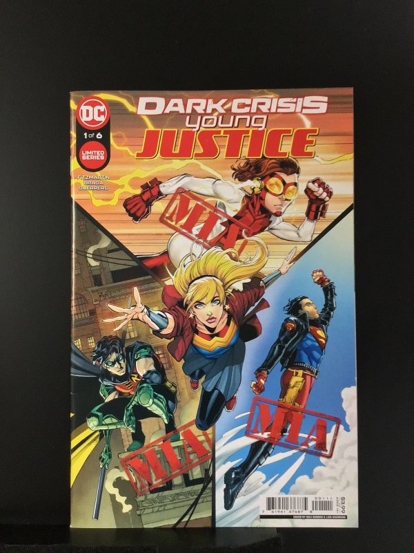 Dark Crisis: Young Justice #1 Max Dunbar Cover (2022)