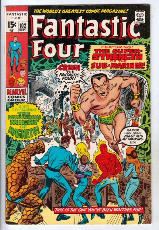 Fantastic Four #102 (Sep-70) NM- High-Grade Fantastic Four, Mr. Fantastic (Re...