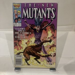 The New Mutants #44 1986 marvel Comic Book