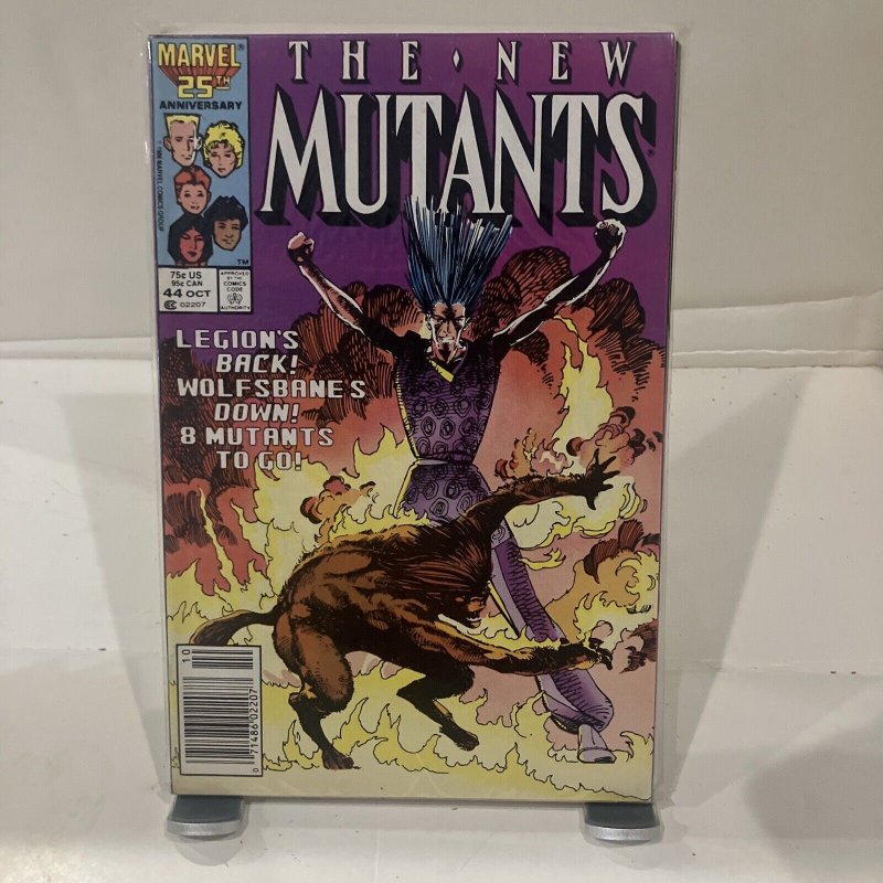 The New Mutants #44 1986 marvel Comic Book