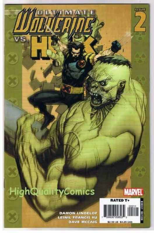 ULTIMATE WOLVERINE vs HULK #1 2 3 4 5, NM-, Claws vs Brawn, 2006,