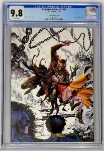 Detective Comics 1027 DC 2020 CGC 9.8 Partial Sketch Virgin Top Census Grade