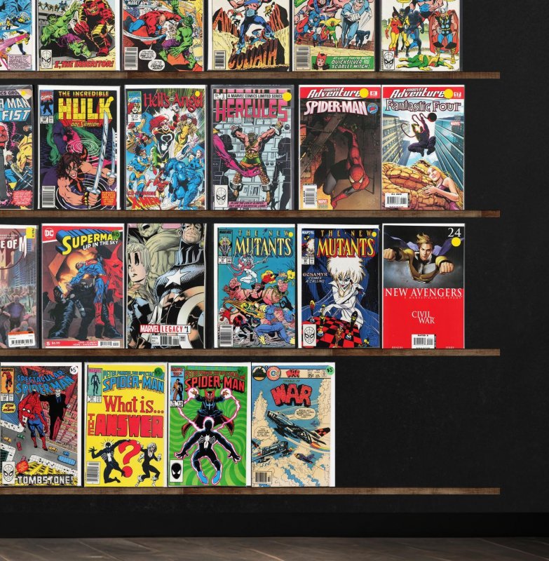 Huge Lot 140+ Comics with The New Mutants, The Spectacular Spider-Man & More!