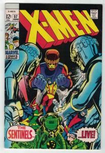 X MEN 57 VF+ June 1969 Neal Adams