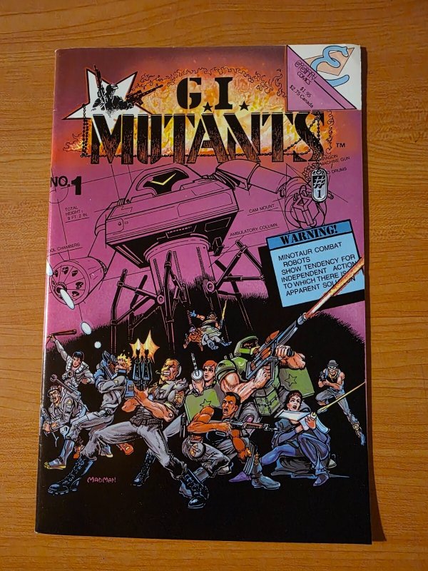 G.I. Mutants #1 ~ NEAR MINT NM ~ 1987 Eternity Comics