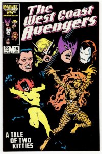 WEST COAST AVENGERS #16 (7.5) No Resv! 1¢ Auction!