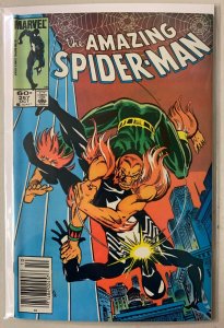 Amazing Spider-Man #257 Newsstand Marvel 1st Series (8.0 VF) (1984)