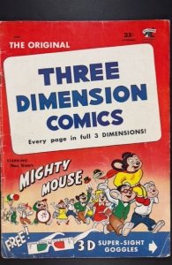 Three Dimension Comics #2 (1953) with glasses