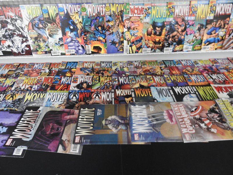 Huge Lot of 180+ Comics W/ All Wolverine! Avg. FN- Condition!