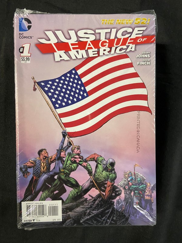 JUSTICE LEAGUE #1 NEW 52 VARIANT COVER 50 COPIES VF-NM SEALED PACK