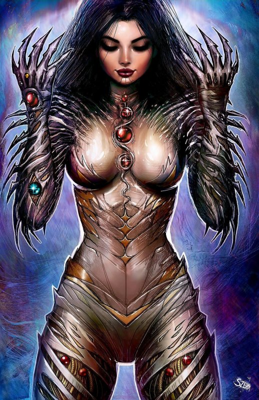 WITCHBLADE (2024) 1 KEY MINT GEM Exclusive NATHAN SZERDY VIRGIN VARIANT Sara PS*