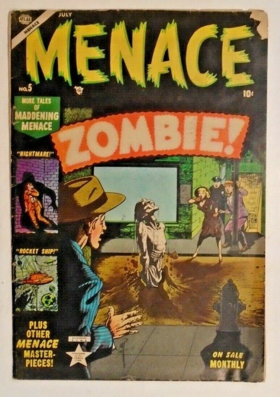 Menace #5 vg Classic Stan Lee & Bill Everett