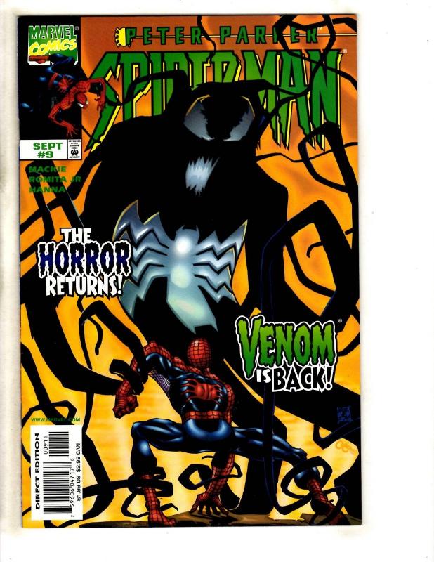 10 Peter Parker Spider-Man Marvel Comics # 1 2 3 4 5 6 7 8 9 10 Venom CR52