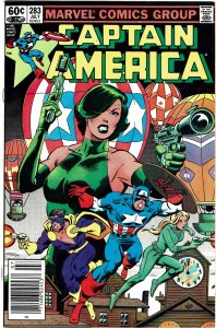 Captain America #283 Newsstand  NM-