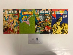 4 The Outsiders DC Comic Books # 17 18 19 20 Flash Superman Wonder Woman 25 JS54