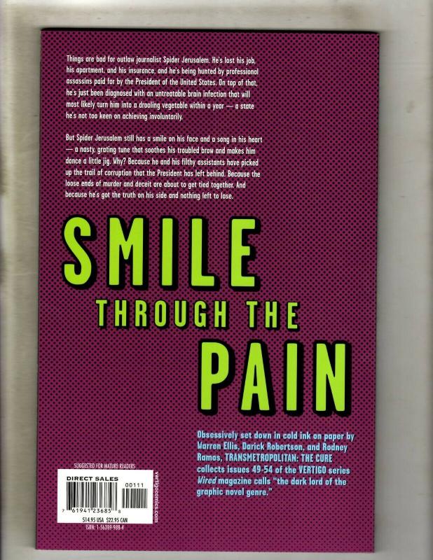 Transmetropolitan: The Cure DC Comics Vertigo TPB Graphic Novel Comic Book CE4