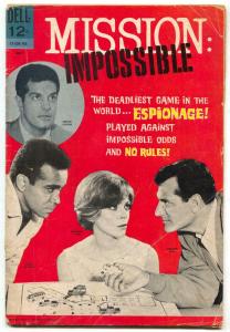 Mission Impossible #1 1967-Dell TV Comic- G