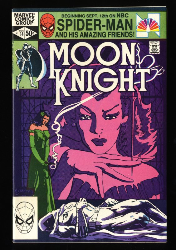 Moon Knight (1980) #14 VF/NM 9.0 1st Stained Glass Scarlet!