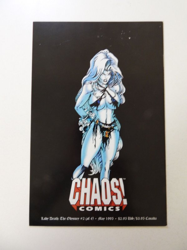 Lady Death: The Odyssey #2 (1996) signatures w/ cert VF- condition